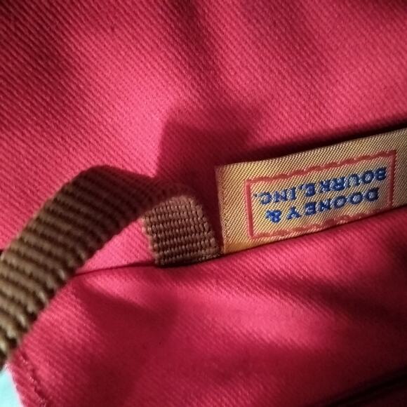 4756)Dooney & Bourke Black Saffiano Leather Doomed Zip Top Satchel Shoulder Bag - Picture 9 of 10